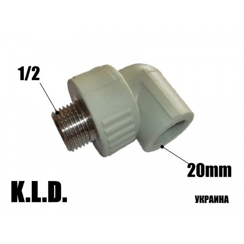 Коліно кут PPR KLD с ЗР 2012 Коліно кут PPR KLD с ЗР 2012