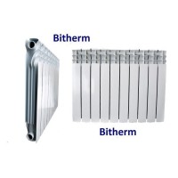 Біметалевий радіатор опалення BITHERM 50080 15 секцій