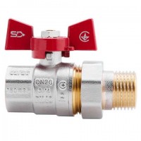 Кран латунний з американкою 12 PN20