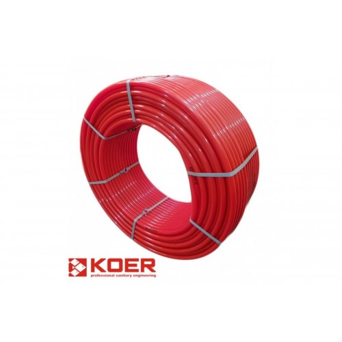 Труба для водяної теплої підлоги Koer PERT 1620 з кисневим барєром EVOH 200муп Труба для водяної теплої підлоги Koer PERT 1620 з кисневим барєром EVOH 200муп