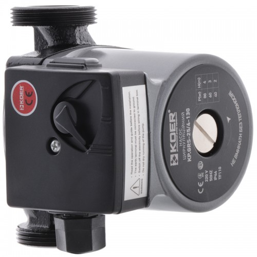 Насос циркуляційний відцентр KOER KPGRS-25 6-130 KP0251 Насос циркуляційний відцентр KOER KPGRS-25 6-130 KP0251