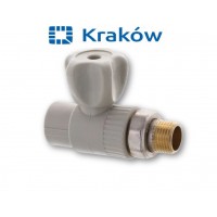 Радіаторний кран 20x12 Krakow прямий ст кул